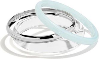 BaubleBar Raven Set of 3 Bangle Bracelets in Silver at Nordstrom