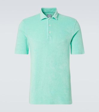 Fedeli Cotton terry polo shirt