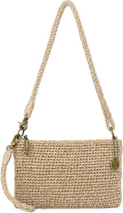 The Sak Vita Hand Crochet Crossbody Wristlet in Bamboo Static at Nordstrom