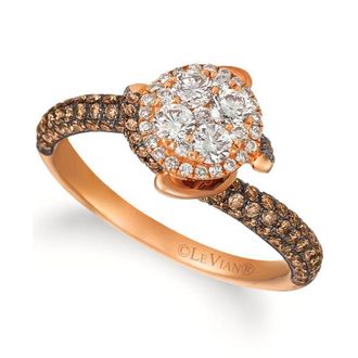 Le Vian Ladies Grand Sample Sale Ring in 14K Strawberry Gold
