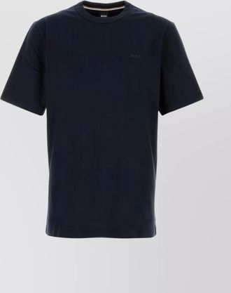 HUGO BOSS crew neck cotton t-shirt with short sleeves