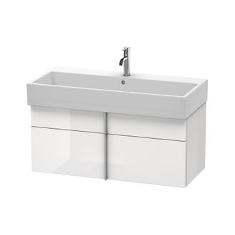 Duravit Duravit Vero Air Mueble De Pared 98,4 X 43,1 Cm, 1 Caj&oacute;n, 1 Extra&iacute;ble, Para Vero Air 235010, Color (frente/cuerpo): Chapa De Madera Aut&eacute;ntica De Nogal