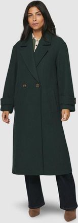 Wallis Double Breasted Car Coat in Green at Nordstrom, Size 10