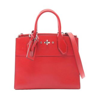 Louis Vuitton Pre-owned Rode Leren Handtas met Handvat - Dames - Pre-owned - Rood - Maat: ONE Size Leer