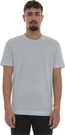 HUGO BOSS Heren, Tops, Blauw, Maat: XL Katoen