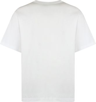 Dolce & Gabbana Mens Cotton Crew-Neck T-Shirt White T-Shirts And Polos