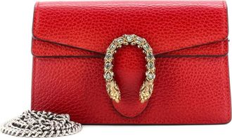 Gucci Dionysus Bag Leather Super Mini clutch bag - Rood