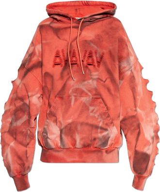 Avavav Vintage Effect Sweatshirt - Dames - Hoodies - Rood - L - Katoen - Hoodies & sweatvesten