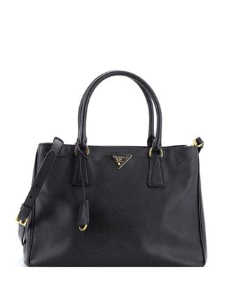 Prada Gardeners Saffiano Leather Medium tote bag - Nero