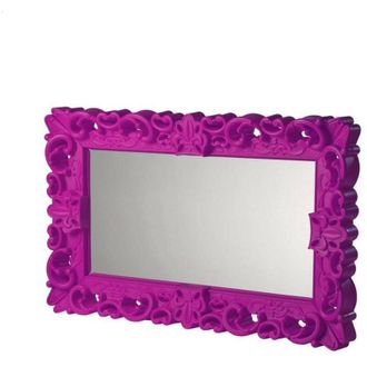 Slide Mirror of Love Fucsia dolce - Medio specchio di design originale Slide colorato moderno barocco camera ingresso sala da pranzo salotto