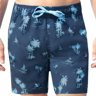 Kanu Surf Mens Monaco Swim Trunks (Regular & Extended Sizes), Harbor Navy, Small