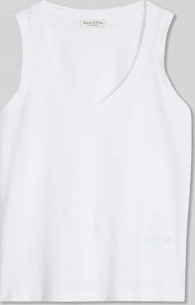 Marc O'Polo Regular Fit Top aus reiner Baumwolle in Weiss, Gr&ouml;&szlig;e XXL
