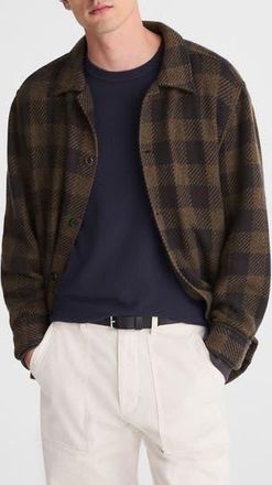 Madewell Twill Shirt Jacket in Gradient Plaid at Nordstrom Rack, Size Xx-Large
