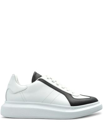 Alexander McQueen contrast-panel sneakers - Bianco