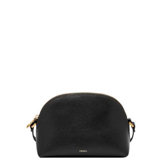 Fossil Womens Bri Leather Dome Crossbody