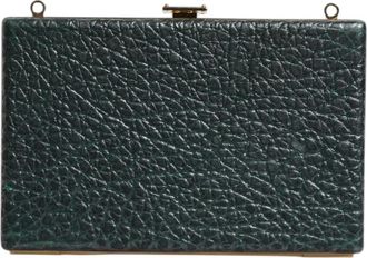 Dolce & Gabbana Clutch Miniatuur Portemonnee - Dames - Clutches - Zwart - ONE Size - Leer - Tassen