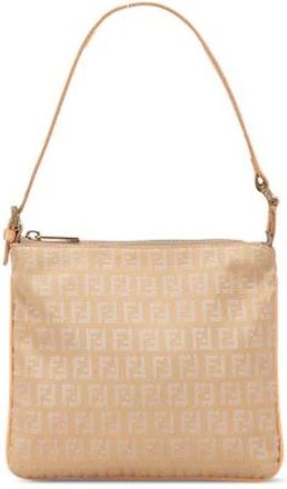 Fendi Pre-owned Shoulder Bags, female, Beige, Size: ONE SIZE Pre-owned Shoulder Bag