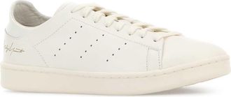 Yohji Yamamoto Unisex White Leather Stan Smith Sneakers Offwhite