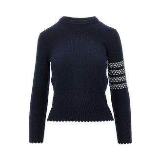 Thom Browne Hector intarsia wool sweater Woman 36