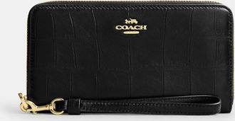 Coach Long Zip Around Wallet