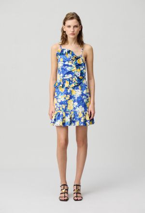 Claudie Pierlot Robe courte volant&eacute;e