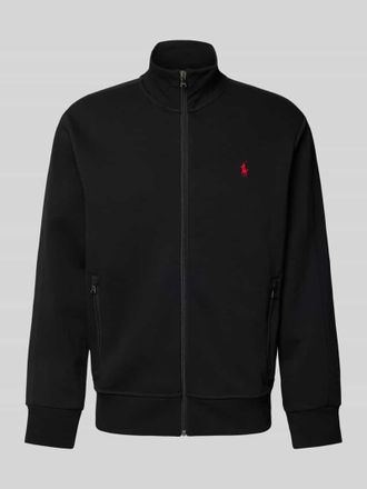 Polo Ralph Lauren Sweatjacke mit Stehkragen in Black, Gr&ouml;&szlig;e XXL