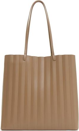 Mansur Gavriel Large Filo Pleated Tote in Anise/anise at Nordstrom