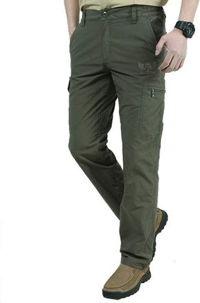 Generic Mens Hiking Pants Quick Dry Lightweight Cargo Trousers Stretch Water Resistant Summer Outdoor Work Travel Pant with Multi Pockets Fishing Pants Army G