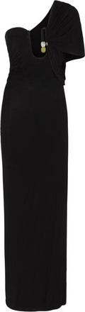 CHRISTOPHER ESBER Beach Glass Draped Jersey Strapless Dress - Dames - Maxi kleedjes - Zwart - S - Kleedjes