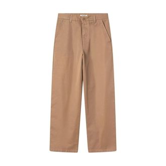 Carhartt Work in Progress Carhartt Wip, Wide Trousers, female, Brown, Size: XS Brady Pant