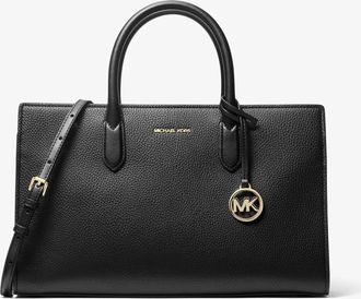 Michael Kors Scarlett Medium Textured Satchel