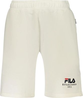 Fila Valsera Sportshorts - Heren - Korte sportbroeken - Wit - S - Katoen - Fitness