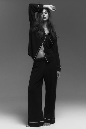 H&M Viscose-blend Pyjamas in Black at Nordstrom, Size Xx-Large