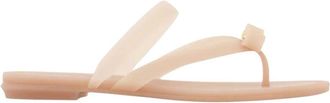 Ferragamo Pink Textured Vara Sandals