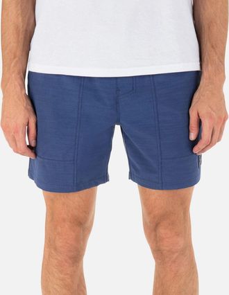Hurley Phantom Naturals Baja Volley Walkshorts Mens Blue Drawstring DSGL406