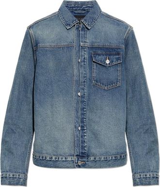 AllSaints Heren, Jassen, Blauw, Maat: XL Denim
