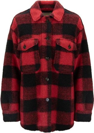 Woolrich Giacca Bottone - Dames - Overhemden - Veelkleurig - XS - Katoen - Overhemden