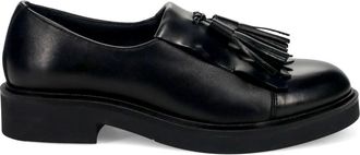 Sangiorgio Loafers, female, Black, 4 UK, Slip On Nappine
