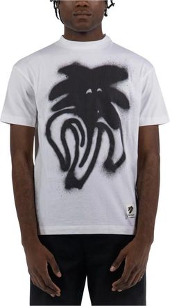 Palm Angels Hombre, Camisetas, Blanco, Talla: S