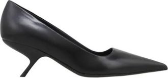 Ferragamo Eva 55 Leather Pumps, Size 7 C