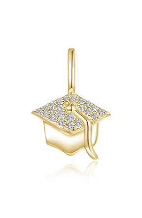 Lafonn Grad Cap Pendant Charm in Gold at Nordstrom