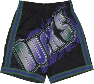 Mitchell & Ness Sportswear, male, Multicolor, Size: XL NBA Big Face Basketball Shorts