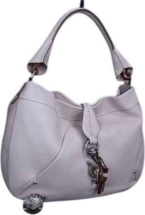 Bally Leather Handbag Shoulder Bag Tote Bag (Pre-Owned)