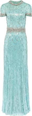 Jenny Packham Celeste jurk - Blauw