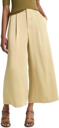 Vince Mid Rise Satin Culottes in Pale Cliff at Nordstrom Rack, Size 16 (Similar To 14W-16W)