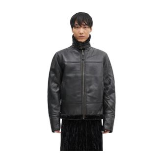 Alpha Industries Leather Jassen - Heren - Leren en Su&egrave;de Jassen - Zwart - L - Jassen
