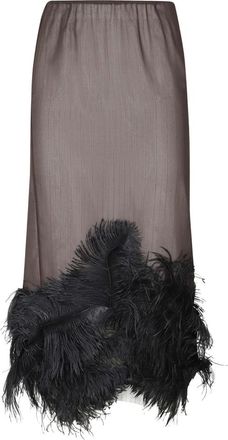 The Attico Gonne midi - - Skirts - Donna - Nero - L