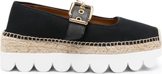 Marni Mary Jane canvas espadrilles - women - Cotton - 40 - Black