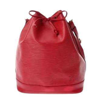 Louis Vuitton Pre-owned Bucket Bags, female, Red, Size: ONE SIZE Pre-owned Bucket Bag