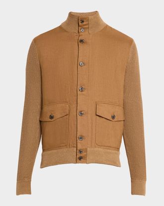 Polo Ralph Lauren Mens Hybrid Linen Cardigan